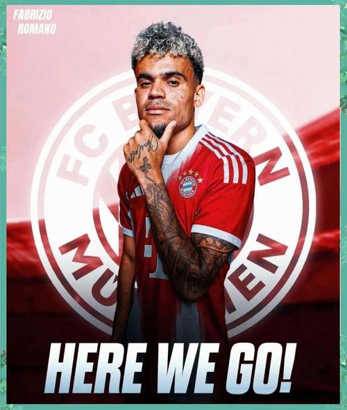 首回合61大胜！拜仁发布对阵亚特兰大海报：封面人物迪亚斯