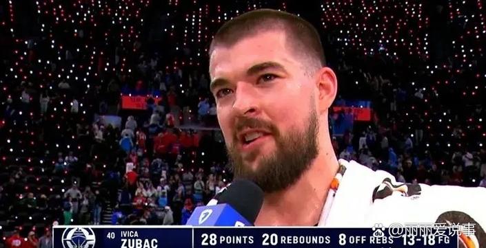 头被打了大包退赛！祖巴茨18中7拿18分8板3助1帽&6前场板